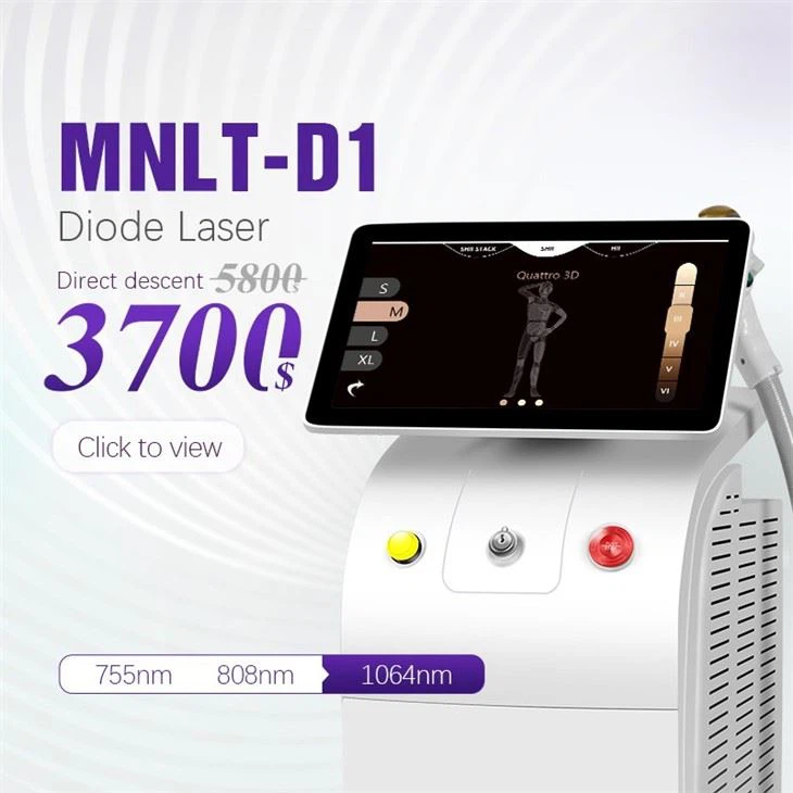 Diode Laser Hair Removal Soprano Titanium