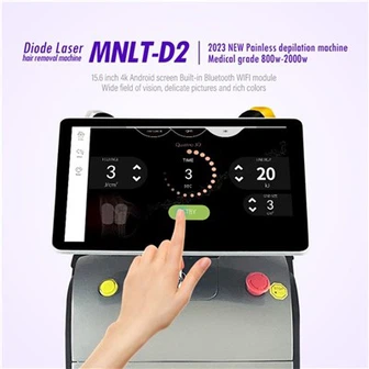 Macchina per la depilazione laser a diodi a 3 lunghezze d'onda